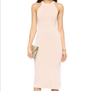 Alice + Olivia AIR Lumi Fitted Dress - Pale Nude